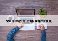 宝山区块链公司[上海区块链产业联盟]